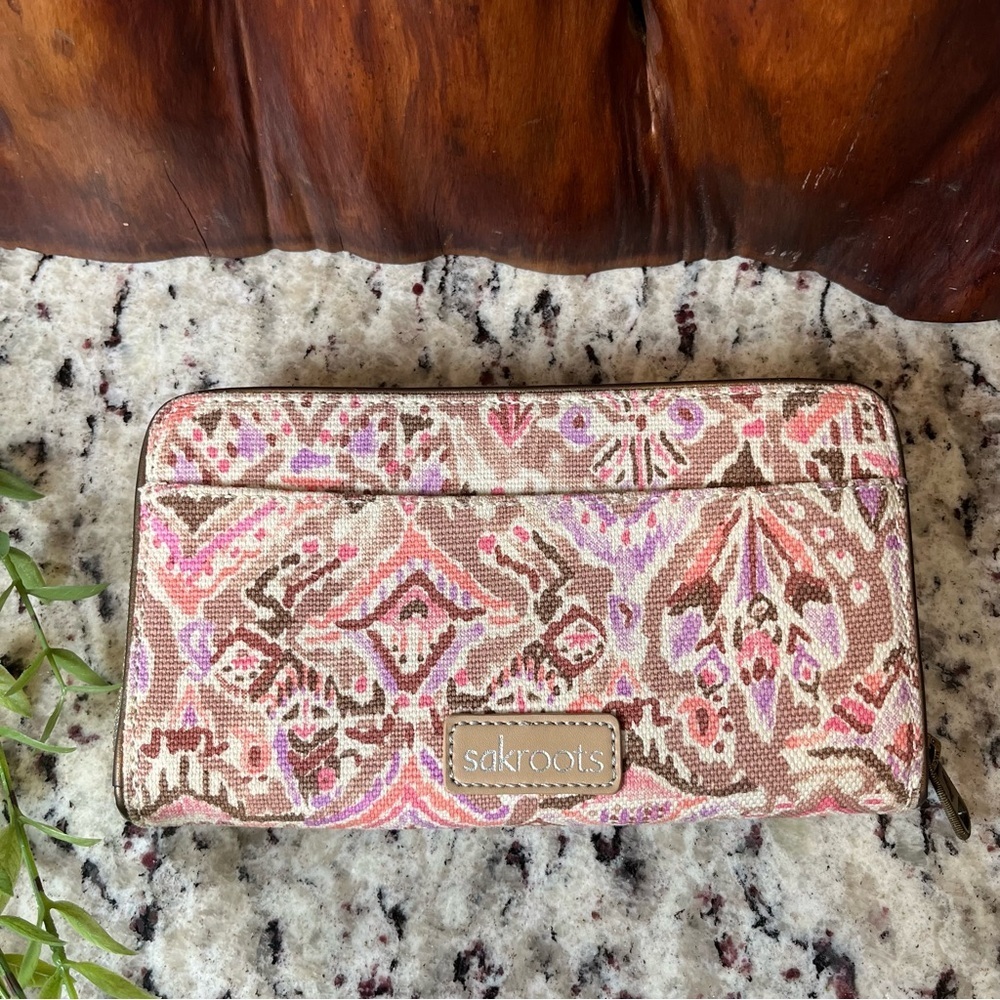 Sakroots Multicolor Patterned Wallet - Picture 2 of 9